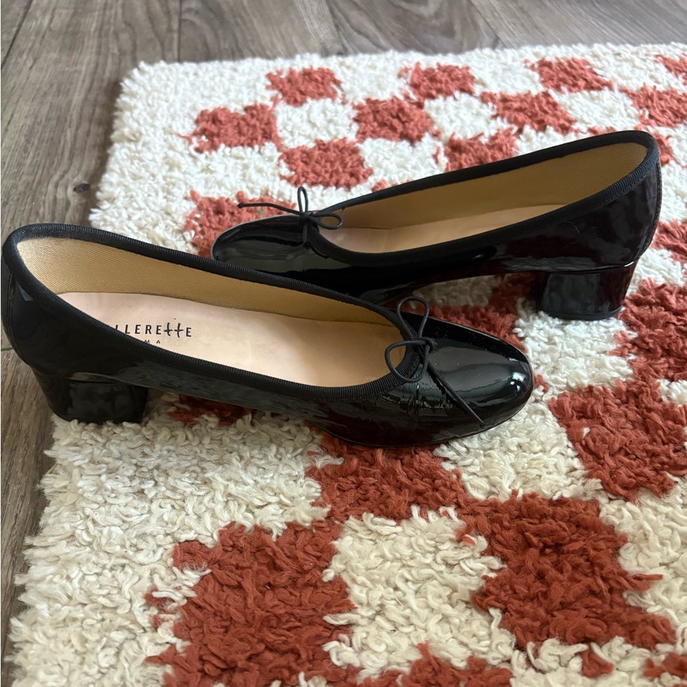 Ballerette Aventino Patent Heeled Flats - Picture 9 of 9